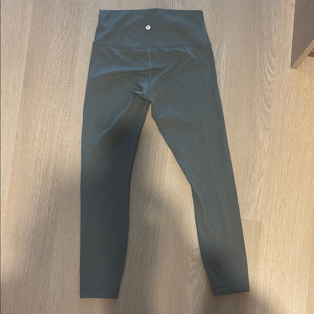 Lululemon wunder under train Leggings - 25 inch’s dark gray olive green